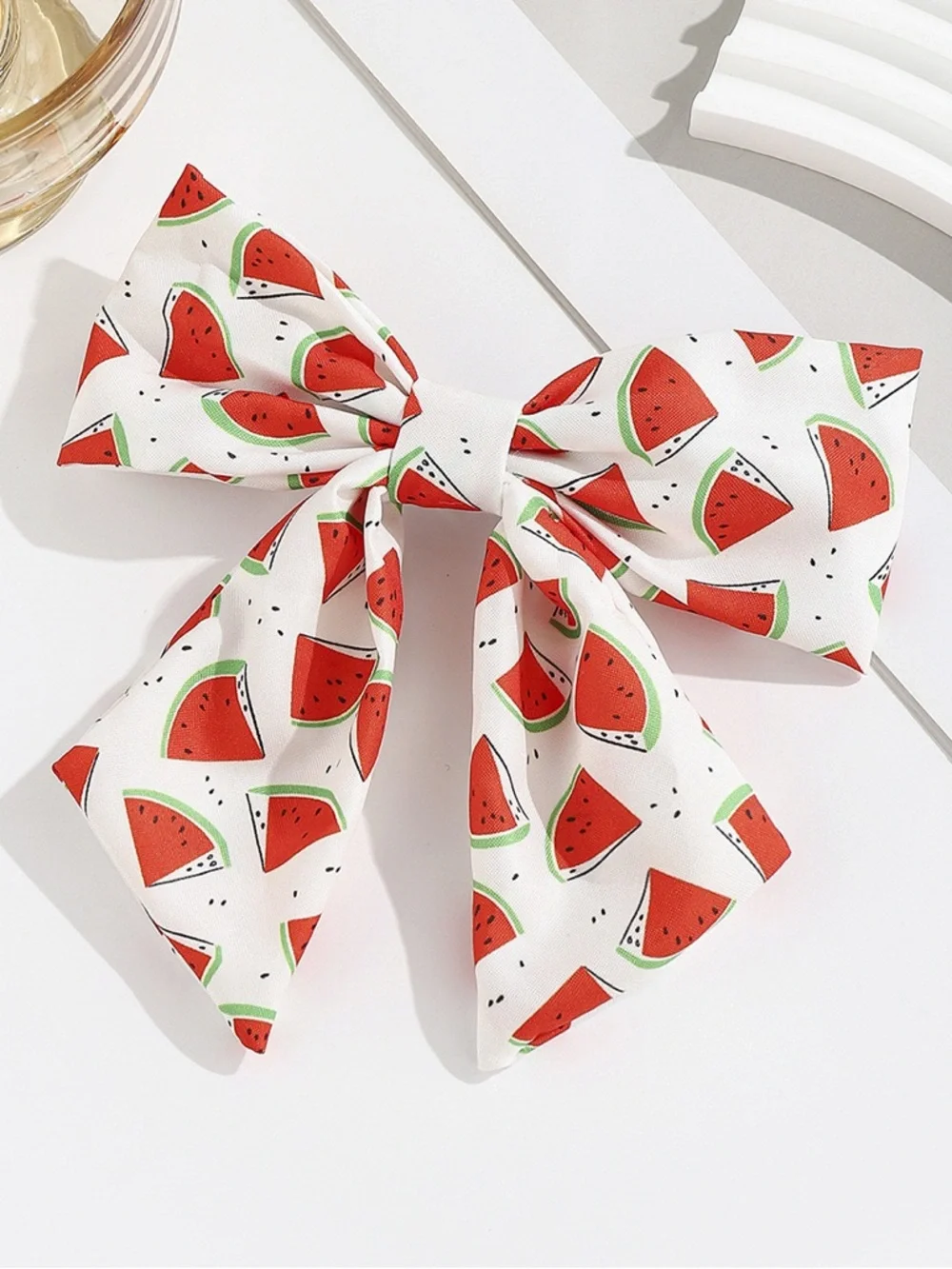 🍉Watermelon Bow Barrett clip🍉